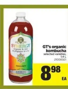 Real Canadian Superstore GT's organic kombucha offer