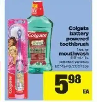 Real Canadian Superstore Colgate battery powered toothbrush offer