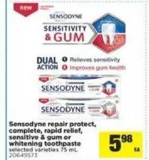 Real Canadian Superstore Sensodyne repair protect offer