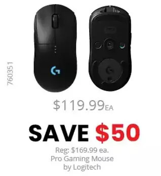 GameStop Logitech pro wireless gaming mouse offer