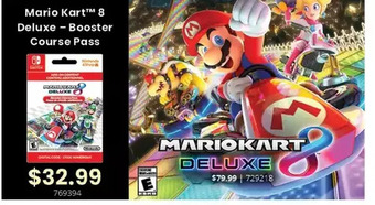 GameStop Mario kart 8 deluxe - booster course pass offer