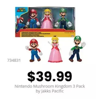 GameStop Nintendo mushroom kingdom 3 pack offer