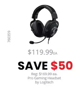 GameStop Logitech g pro x gaming headset 7.1 offer