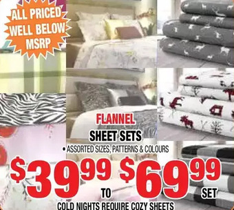 Len's Mill Stores Flannel sheet sets offer