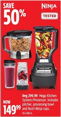 Canadian Tire Ninja mega kitchen system/processor offer