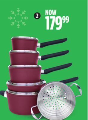Canadian Tire Paderno 11-pc forged non-stick set offer