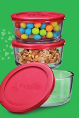 Canadian Tire Anchor hocking 6-pc x 2-cup glass containers offer