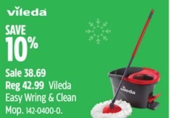 Canadian Tire Vileda easy wring & clean mop offer