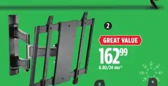 Canadian Tire Double articulating wall mount offer