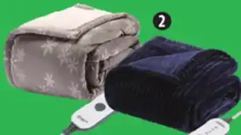 Canadian Tire Sunbeam royal mink/sherpa or ribbed velvet heated throw offer