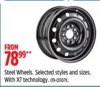 Canadian Tire Steel wheels offer