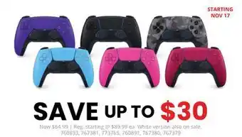 GameStop Dualsense wireless controller offer