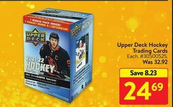 Walmart Upper deck hockey trading cards offer