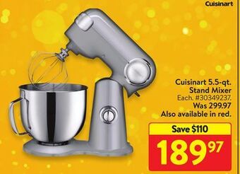 Walmart Cuisinart 5.5 qt stand mixer offer