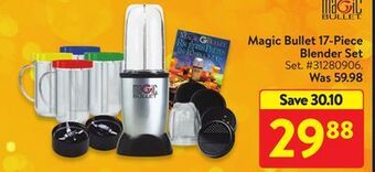 Walmart Magic bullet 17-piece blender set offer