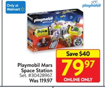 Walmart Playmobil mars space station offer