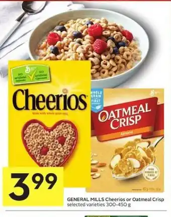 Foodland General Mills Cheerios or Oatmeal Crisp offer