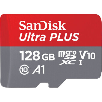 Best Buy Sandisk ultra plus v10 128gb 150mb/s microsdxc memory card offer