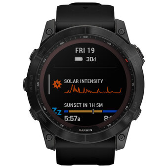 Best Buy Garmin fenix 7x sapphire solar 51mm smartwatch with heart rate monitor - black/titanium back offer