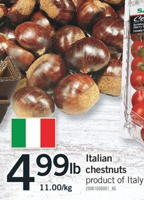 Fortinos Italian chestnuts offer