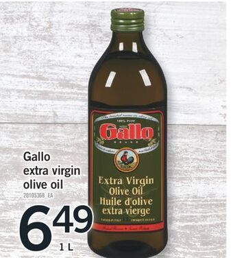 Fortinos Gallo extra virgin olive oil, 1 l offer