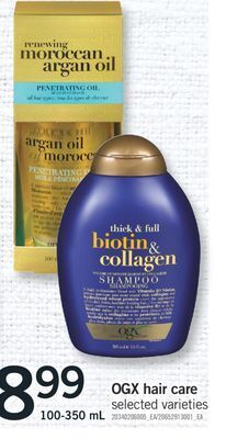 Fortinos Ogx hair care, 100-350 ml offer