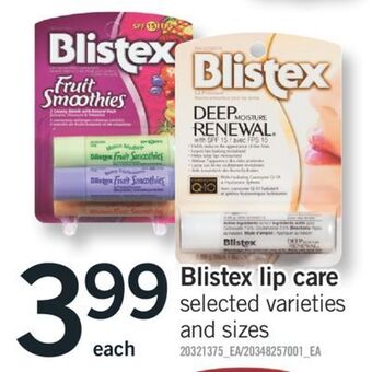 Fortinos Blistex lip care offer