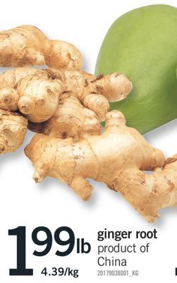 Fortinos Ginger root offer