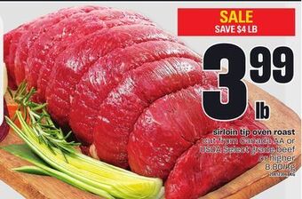 Loblaws Sirloin tip oven roast offer