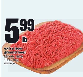 Loblaws Extra lean ground beef offer