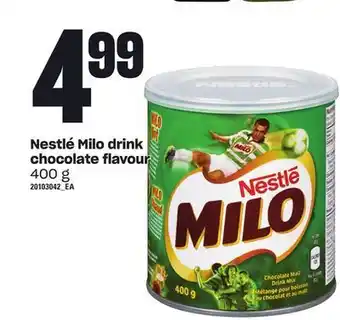 Loblaws Nestlé milo drink chocolate flavour, 400 g offer