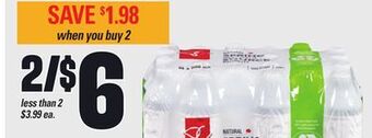 Independent Grocer Pc® natural spring water, 24x500 ml offer