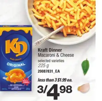 Independent Grocer Kraft dinner macaroni & cheese, 225 g offer