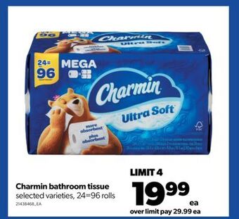 Real Canadian Superstore Charmin bathroom tissue, 24=96 rolls offer