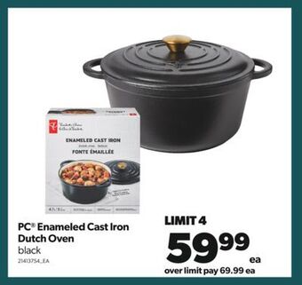 Real Canadian Superstore Pc® enameled cast iron dutch oven offer