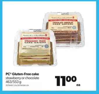 Real Canadian Superstore Pc® gluten-free cake, 463/553 g offer