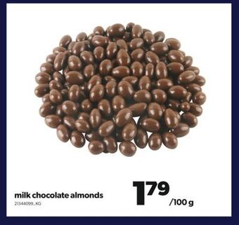 Real Canadian Superstore Milk chocolate almonds offer