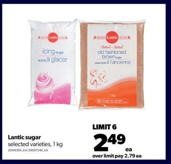 Real Canadian Superstore Lantic sugar, 1 kg offer
