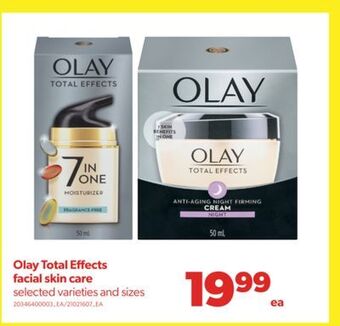 Real Canadian Superstore Olay total effects facial skin care offer