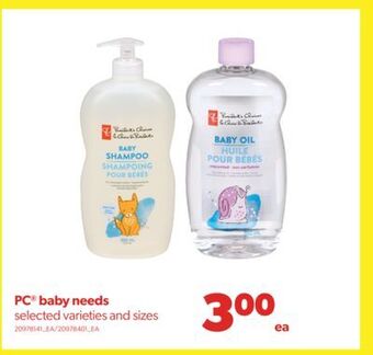 Real Canadian Superstore Pc® baby needs offer