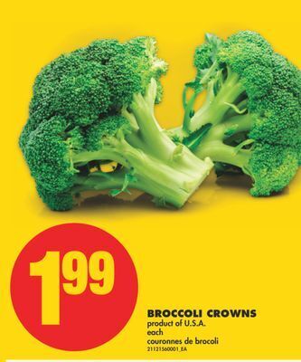 No Frills Broccoli crowns offer