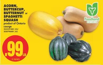 No Frills Acorn, buttercup, butternut or spaghetti squash offer