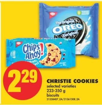 No Frills Christie cookies, 223-350 g offer