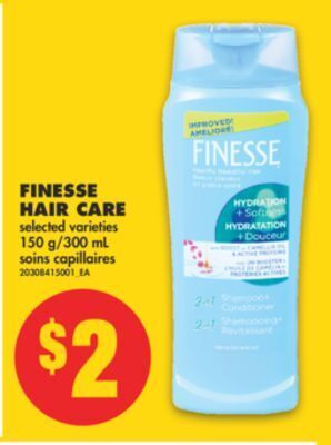 No Frills Finesse hair care, 150 g/300 ml offer