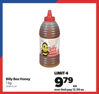 Real Canadian Superstore Billy bee honey, 1 kg offer