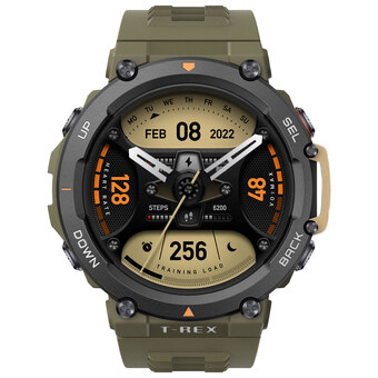 Best Buy Amazfit t-rex 2 smartwatch with heart rate monitor - green offer