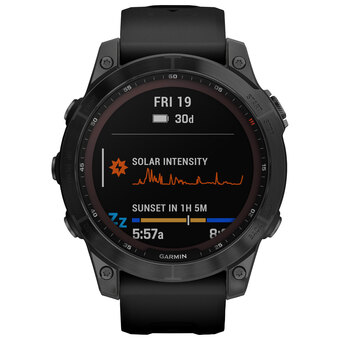 Best Buy Garmin fenix 7 sapphire solar 47mm smartwatch with hr monitor - black/titanium back offer