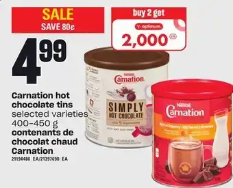 Independent City Market Carnation hot chocolate tins, 400-450 g offer