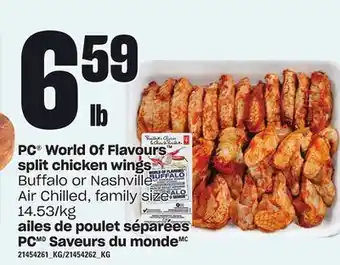 Independent City Market Pc® world of flavours™ split chicken wings offer