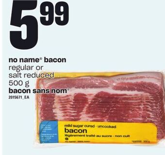 Valu-mart Bacon sans nom, 500 g offer